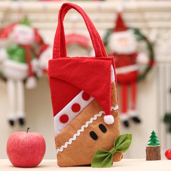糖果禮物袋-聖誕老人.雪人.麋鹿.企鵝造型手提袋-聖誕節禮品_7